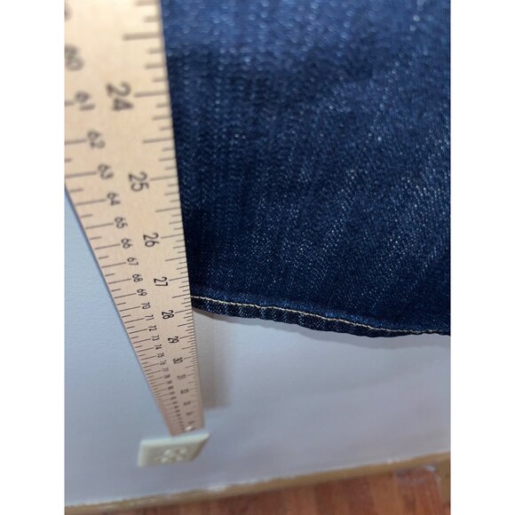 Lucky Brand Women's Mid-Rise Straight‎ Leg Jeans Size 6/28 Dark Wash Denim - Picture 6 of 11